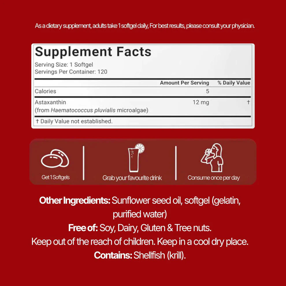 LIVARA® Pure Astaxanthin Softgels